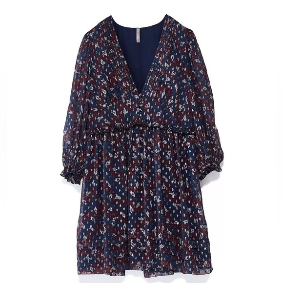 Urban Outfitters UO Printed Chiffon Mini Dress (D4) - Picture 3 of 10